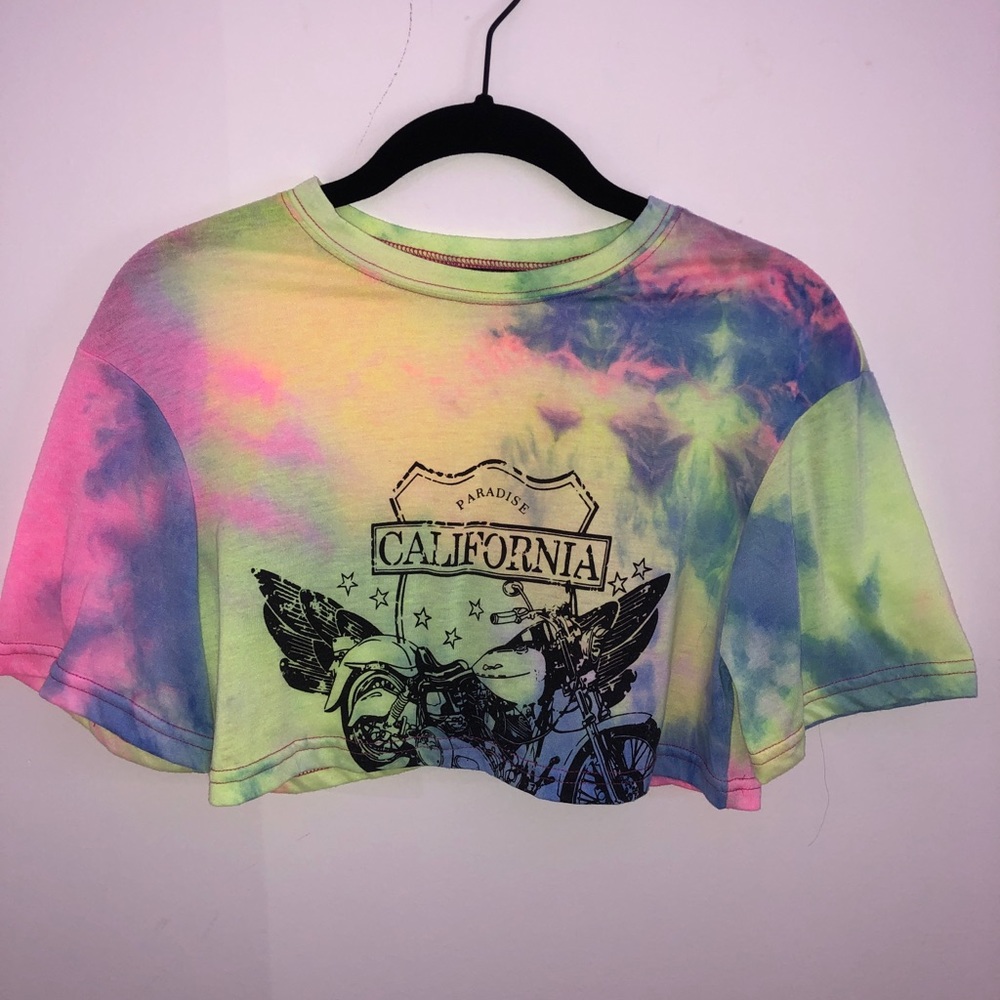 Shein cropped t shirt